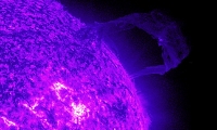 Protuberanza: emissione di raggi UV